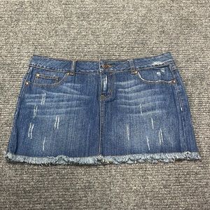 Rampage Women’s Blue Jean Short Skirt (3520)